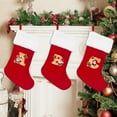 2025 Christmas Decorations Alphabet Christmas Stocking Cute Fun Santa English Alphabet Christmas