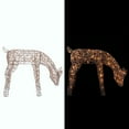 thumbnail image 6 of Alpine Corporation Grazing Rattan Reindeer Decoration with White Halogen Lights, 6 of 13