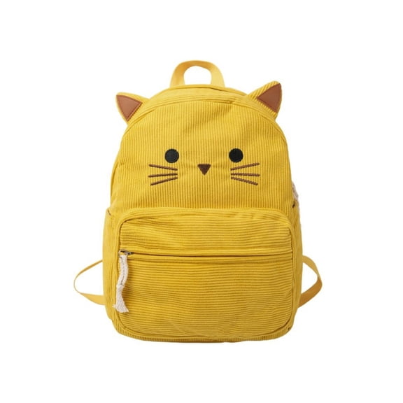 Stylish Backpack Korean Trendy Daypack Ergonomic Corduroy Laptop Bag Book Bags for Daily Commute Travel Use