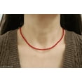 thumbnail image 3 of Kamada Combination of Red Coral (Moonga) mala and exquisite Kamal gatta (Lotus seeds)mala,Spritual Necklace/rosary for Women and Men, 3 of 5