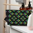 thumbnail image 7 of Mardi Pattern Small Purse Organizer Zipper Cosmetic Handbag Tote Pouch For Women, 7 of 7