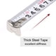thumbnail image 4 of 10 Metros Cinta Métrica, Métrica 25mm Ancho Hoja(0,11mm THK) con Nylon Blanco Revestimiento Mate Acabado, ABS Plástico y TPR Goma Caja, Amarillo Negro Unique Bargains cintas métricas, 4 of 8