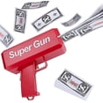 thumbnail image 1 of Moneygun Toy Cash Rain Shooter con 100 monedas falsas, 1 of 5