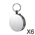 thumbnail image 1 of Llavero retráctil con clip para cinturón Baoblaze 6 piezas para Mochila portátil Cordón para llaves, 1 of 8