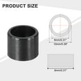 thumbnail image 2 of 8 Pack Sleeve Bearing Plastic Bushings ID 8mm x OD 10mm x Length 8mm POM Wrapped Oilless Bushing, Black, 2 of 7
