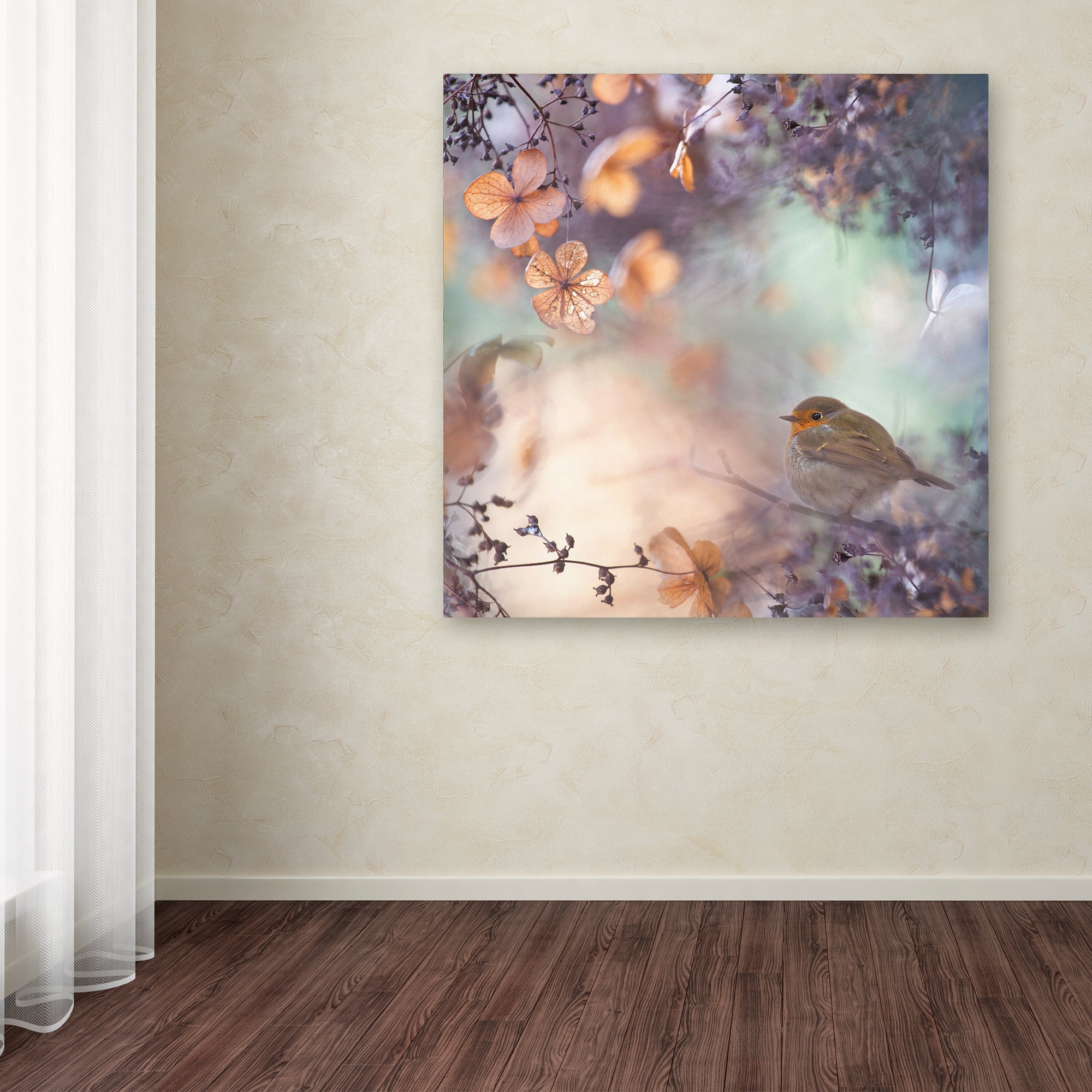 Trademark Fine Art 'Hydrangea Fantasy' Canvas Art by Teuni