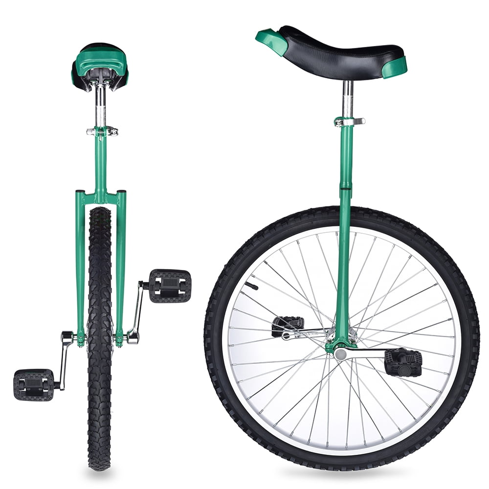 Uwariloy 24 Inch Wheel Unicycle Cycling Pedal Bike Leakproof Butyl Tire Wheel Outdoor Sports Fitness Exercise with Adjustable Seat Bike Uwariloy 24 Inch Wheel Unicycle Cycling Pedal Bike Leakproof Butyl Tire Wheel Outdoor Sports Fitness Exercise with Adjustable Seat Bike