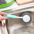 thumbnail image 4 of Steel Wire  Ball for Pots Pans Dishes, Long Handle, Easily Remove Oil Stains, Hangable Design, Multi Functional, 4 of 7