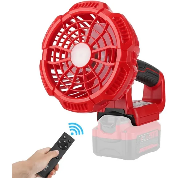Portable Fan for Craftsman 20V Battery 9W LED Light Cordless Jobsite Fan Camping