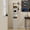 Antique White + MDF, variant on Space Saving Tilt-Out Trash Cabinet with Drawer and One-Compartment, Black MDF Kitchen Cabinet for 10 Gallon Trash Can, 19.68x13.77x35.62 Inches