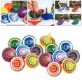 thumbnail image 2 of 15x Small Top Desktop Parent Child Nostalgic Toys Painted Educational Kids Children Kindergarten - Multicolor, 2 of 8