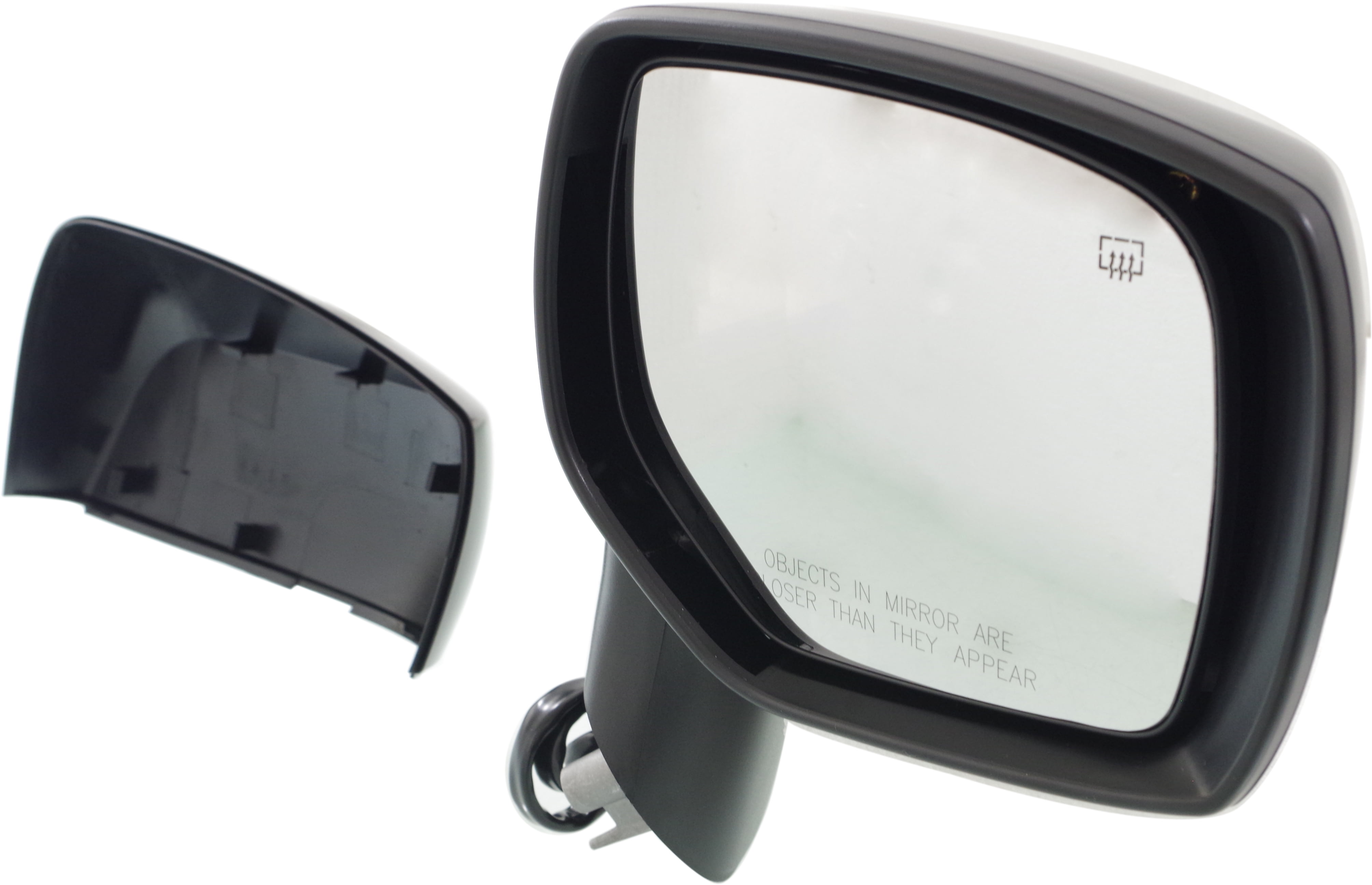 Mirror Compatible With 2012-2014 Subaru Impreza 2013-2014 XV Crosstrek Right Passenger Side Heated 1 Paintable and Textured Black Cap Kool-Vue