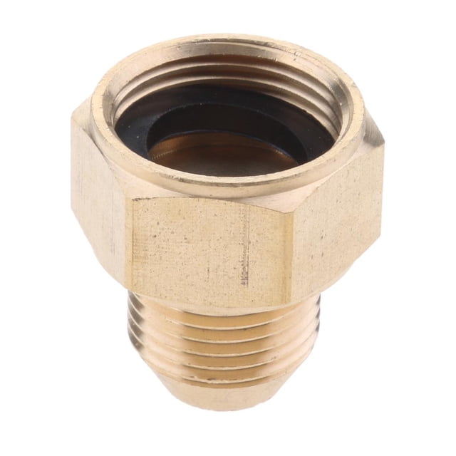 Adaptador de Conector de Manguera de Latón Perfecl 3 22 mm F a 18 mm M Oro