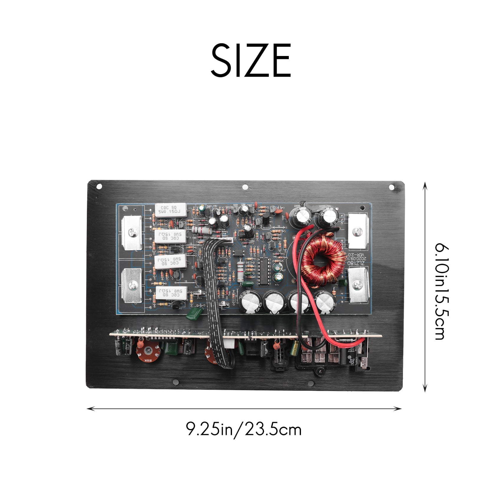 12V 1000W Mono Car Audio Power Amplifier Powerful Bass Subwoofers Amp PA80D