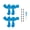 blue, variant on Propellers Replacement for DJI NEO 2, Low-Noise Propeller Colorful Wing Blade Spare Prop Wings Parts with Screwdriver & Screws Set compatible with Neo 2 Drone Accessories