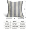 thumbnail image 5 of Sage Green Pillow Covers 18x18 Inch Set of 2 Modrn Grey Polka Dot Boho Striped Pattern Tan Cream Print Decorative Throw Pillowcases Outdoor Neutral Cushion Cases Decor for Sofa Couch Bed, 5 of 6