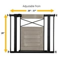 thumbnail image 6 of Safety 1st Easy Install Farmhouse Walk-Through Gate, Grey, 6 of 16