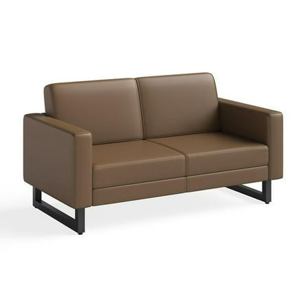Safco Lounge Settee - Cognac
