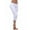 White, variant on Women's Stretch High-Waist Drawstring Button-Pocket Capri Leggings Pants for Yoga, Workout & Casual Days – Soft Wear