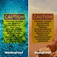 thumbnail image 5 of (2 Pack) Pregnancy Warning This Equipment OSHA Caution Radiation Sign, 5 of 7
