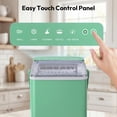thumbnail image 6 of EUHOMY Countertop Ice Maker, 26 lbs/Day Portable Bullet Ice Machine, Self-Cleaning, Compact Design, Green, 6 of 10