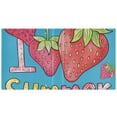 thumbnail image 2 of Strawberries Summer 3 Ring Binders 1.5 inch Hardcover File Folders with Interior Pockets A4 Size Organizer for School Office Hospital, 2 of 8