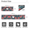thumbnail image 3 of Yayeee Faucet Mat for Kitchen Sink 14.7" Diatomite Long Splash Guard Pad, Christmas Themed Leaves, 3 of 7