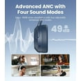 thumbnail image 5 of Restored Edifier W820NB Plus Gen 2 Wireless Over-Ear Noise Cancelling Headphone, -49 dB ANC, LDAC Hi-Res Audio, 88H Playtime, Spatial Sound, Volume Guard, Bluetooth V6.1 & Multipoint (Refurbished), 5 of 8