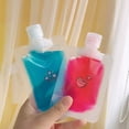 thumbnail image 3 of 10Pcs Transparent Liquid Cosmetic Bags Portable PET Travel Storage Lotion Packing Bags for Makeup, 3 of 7