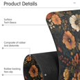 thumbnail image 4 of Yayeee Faucet Mat for Kitchen Sink 14.7" Diatomite Long Splash Guard Pad, Dark Floral Pattern, 4 of 7