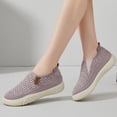 thumbnail image 6 of CAIXAI Orthopedic Dress Sneakers Women Arch Support Womens Sneakers Classic Closed Toe on Women's Walking Shoes Mesh Knitted Woven Mary Jane Flats Hands Free Sock Shoe, 6 of 8