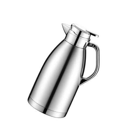 

Insulated Coffee Jug 2.3L Thermal Coffee Carafe Stainless Tea Coffee Pot for Coffee Hot Drinks Beverage Dispenser Pot