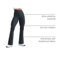 thumbnail image 4 of Pantalones CRZ YOGA Butterluxe de tiro alto acampanados 81 cm Azul marino XL, 4 of 6