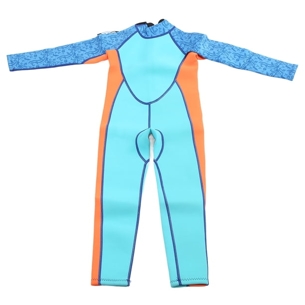 Traje de neopreno para niños, cálido, protección solar, manga larga, neopreno de 2,5 mm, traje de surf para niños pequeños, para niñas, niños, natación, buceo, snorkel, talla 12
