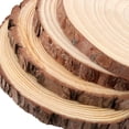 thumbnail image 2 of SEUNMUK 12 Pcs 6-7 inch Craft Wood Slices, Unfinished Natural Wooden Log Discs for DIY Craft, Painting, Coasters, 2 of 5