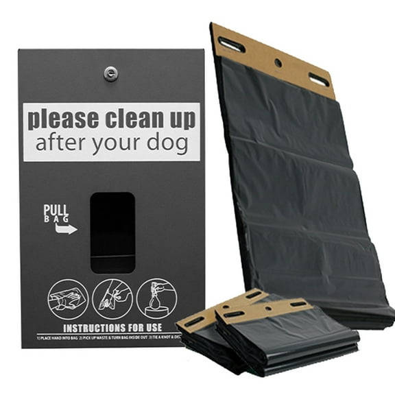 Standard Starter Dog Waste Station / MittN Bag™ System (Matte Green)