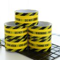 thumbnail image 2 of Oblique Stripe Caution Warning Tape Fragile Barrier Remind Work Safety Sticker, 2 of 9