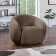 thumbnail image 2 of Meridian Furniture Emery Brown Velvet Chair, 2 of 9