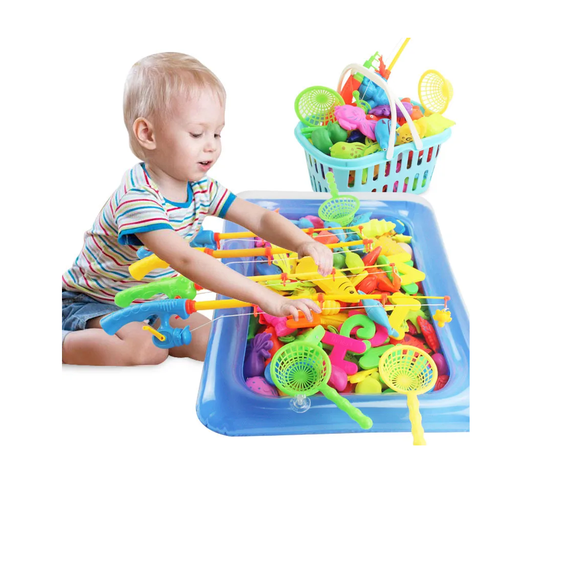 Juguete De Juego De Pesca Piscina Para Niños Pequeños 41pz Xtellar multicolor
