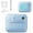 Blue, variant on Instant Print Camera Digital Video Camera USB Rechargeable Instant Photo Printing Camera Support 17 Languages Mini Thermal Print Camera for Girls Boys Birthday Gifts (Purple)