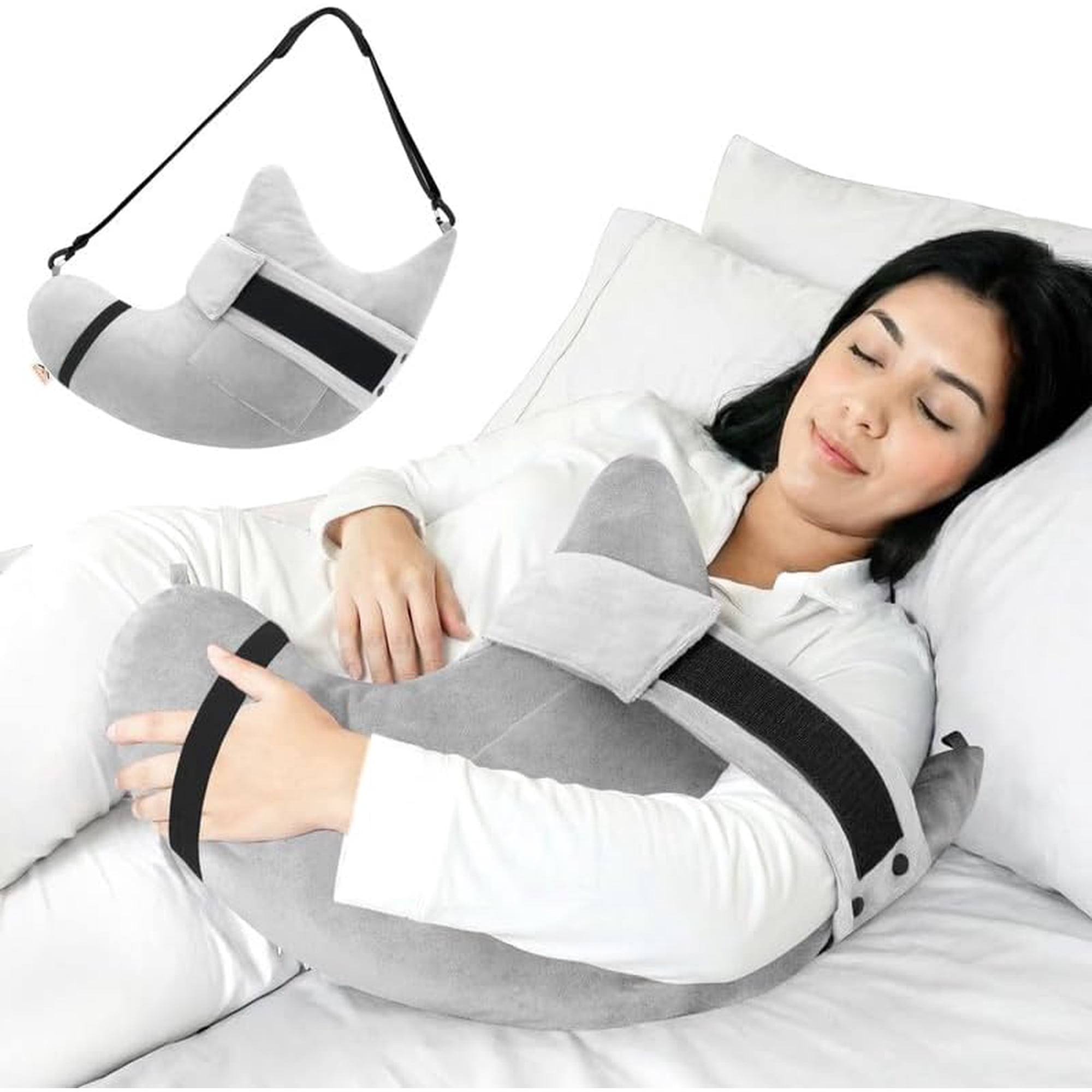 DCWNF Shoulder Surgery Pillow for Rotator Cuff Pain Impingement Replacement Recovery Aids Side Sleepers Body Post Arm Torn Injury Support Relief Supplies Broken Collarbone Neck Rehab Must Haves