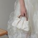 thumbnail image 3 of Bolso Dumpling y Cartera Cloud, Moderno Clutch Fruncido para Mujer, Cuero Sintético, Pequeño, Bandolera, Bolso de Mano, 3 of 5