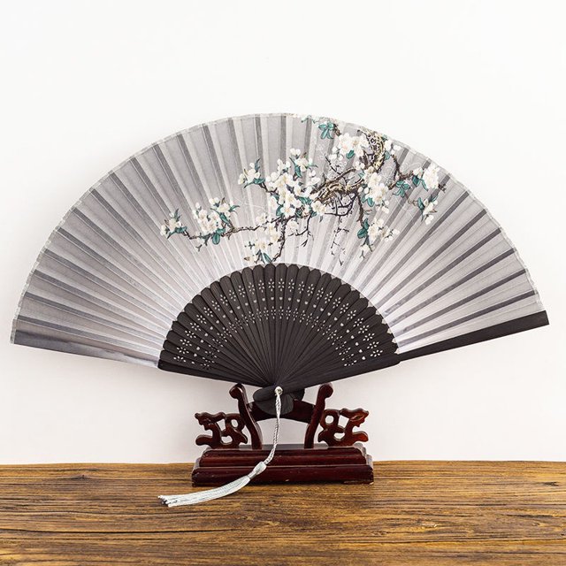 Ventilador Antiguo Plegable De Estilo Chino Bailar Verano Femenino Japonés Complejo Clásico Diario Barato