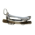 thumbnail image 4 of LOVIVER Horse Saddle Skeleton Woven Rope Horse Tack Tourism Saddle White Steel Frame, 4 of 8