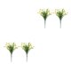 thumbnail image 3 of Matsuzay 2 uds flores artificiales falsas plantas de tallo largo ramo de flores de imitación interior para sala de estar boda granja amarillo Amarillo 2Conjunto, 3 of 6