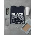 thumbnail image 3 of Black Whyte Techno Style T-Shirt Men -Image by Shutterstock, Male 3X-Large, 3 of 4