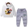 thumbnail image 3 of Conjuntos de chándal para bebés y niños pequeños, conjunto de ropa para niños de 1 a 8 años, Sudadera con capucha de manga larga, pantalones, traje para primavera y otoño, 3 of 5