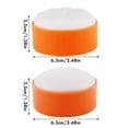 thumbnail image 2 of Wireless Easy Press Button with Bright LED Light, Portable Desk Buzzer for Games, Classroom, Office, Orange, 2 of 2