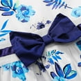 thumbnail image 5 of Gubotare Toddler Graduation Dress Flower Girls Dress Crew Neck Elegant Lace A-Line Formal Wedding Party Dresses (Blue,Size 5-6 Years), 5 of 8