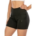 thumbnail image 5 of FANNYC Women's Ruched Butt Lifting Shorts High Waist Yoga Pilates Pants Running Sports Gym Fitness Tight Shorts Hot Pants With Out Pockets,XS-3XL, 5 of 8